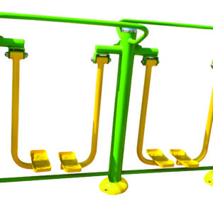 outdoor double air walker equipment for cardio and legs