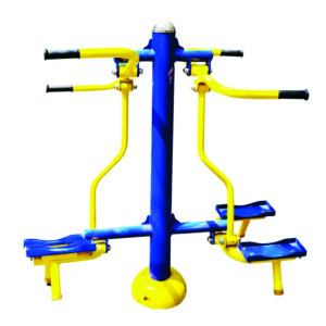 outdoor dual stepper machine for two-person cardio exercise