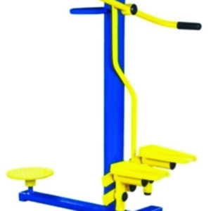 outdoor gym combination twister and stepper machine